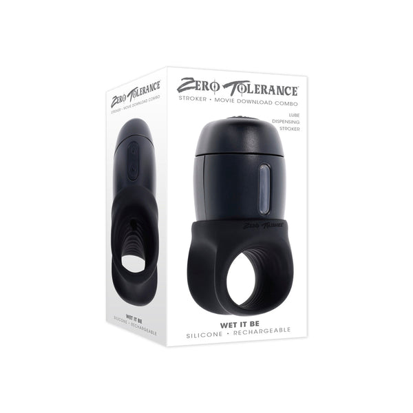 Zero Tolerance Wet It Be product displayed beside its retail packaging box